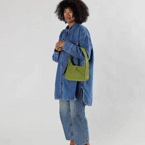 Baggu Mini Nylon Shoulder Bag Avocado